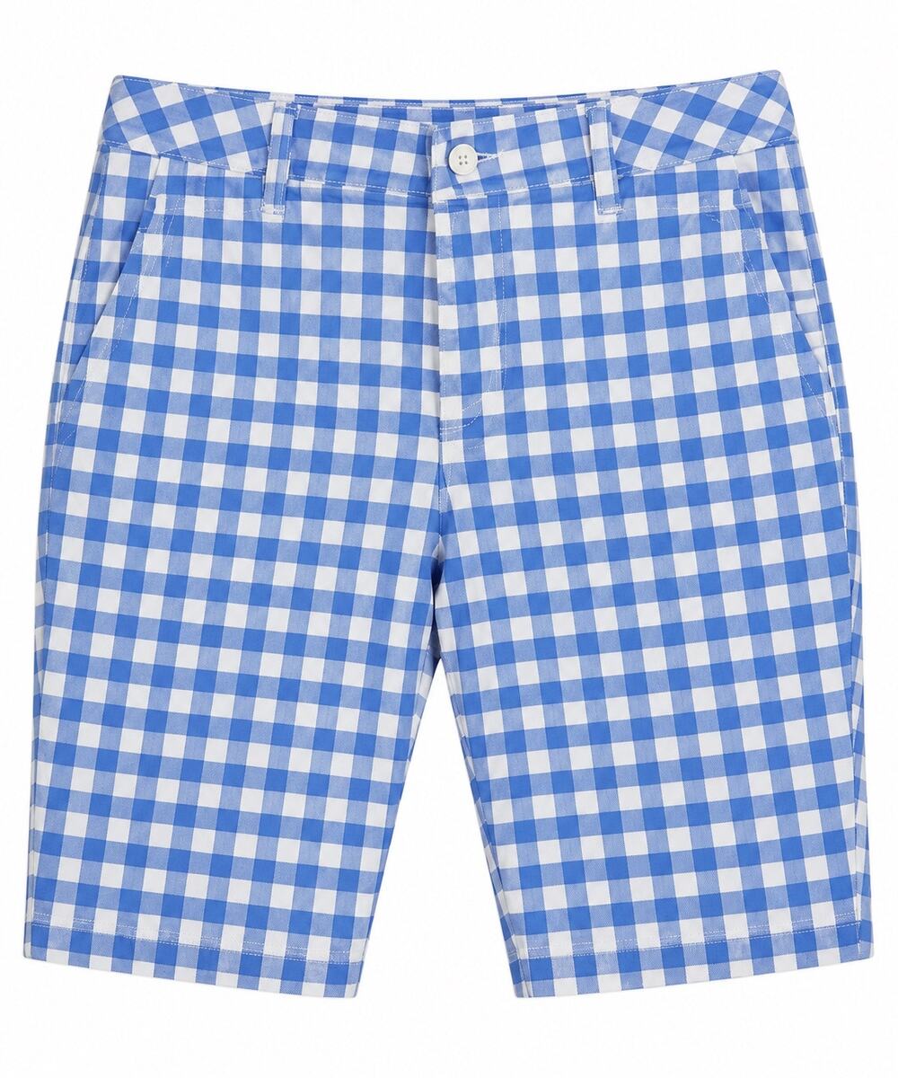 Bermuda Blue & White Gingham Shorts – Size 18W